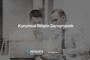 Kurumsal Bilişim Danışmanlık